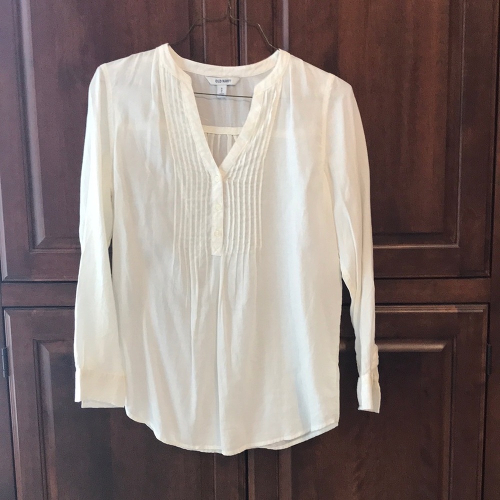 Ivory Cotton blouse